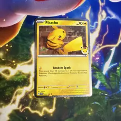 2026 Pikachu 051/162 Pokemon Day 30th Anniversary Stamped Promo - Image 3