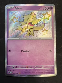 Abra - 148/091 - Shiny Rare - Scarlet & Violet: Paldean Fates - Pokemon - Image 1