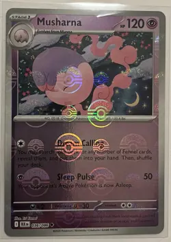 Musharna Pokemon TCG 036/086 Pokeball Pattern Black Bolt NM Fast Shipping - Image 1