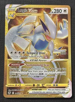 Pokemon Lugia VSTAR 211/195 Secret Rare Holo Silver Tempest Near Mint - Image 1