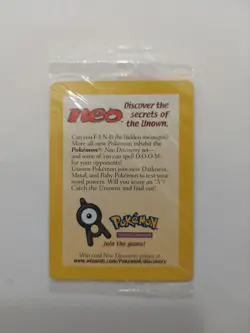 Sealed Entei Black Star Movie Promo- Pokemon Reverse Holofoil - Image 1