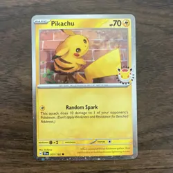 Pikachu (Pokemon Day 2026) Holo 051/162 NM/M Pokemon Holo - Image 1