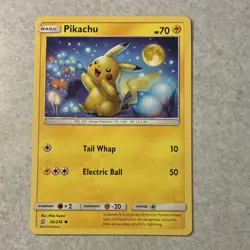 Pikachu - 56/236 - Common - Unified Minds - Pokemon TCG Pack Fresh Great Center - Image 1