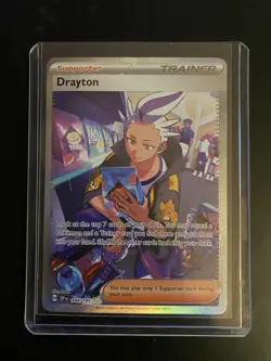 Pokemon Drayton Full Art Special Illustration Rare Holo Sv08 244/191 2024 - Image 1