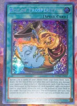Pot of Prosperity - MP22-EN037 - Prismatic Secret Rare - 1st Edition YuGiOh! - Image 1