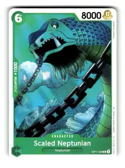One Piece A Fist of Divine Speed Release Event Card Scaled Neptunian OP11-026 C - Image 1