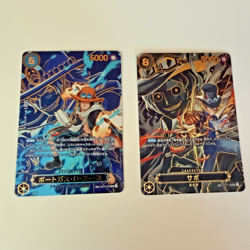 ONE PIECE Card Game Ace EB02-028 R SP + Sabo OP07-118 SEC SP Set of 2 from Japan - Image 3