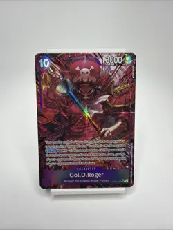 One Piece Carrying On His Will Gol D Roger OP13-064 Alternate Alt Art NM - Image 1