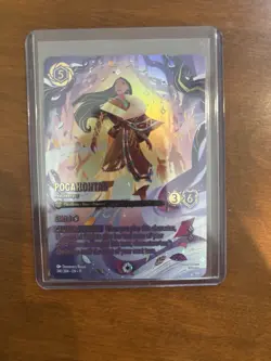 Disney Lorcana TCG Card Pocahontas-Peacekeeper Iconic Near-Mint Foil 241/204 - Image 1