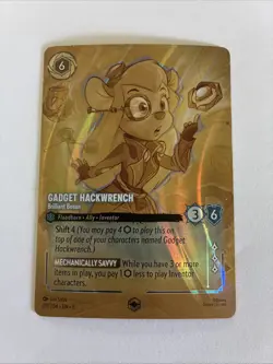 Gadget Hackwrench Brilliant Bosun Enchanted Azurite Sea Disney Lorcana - Image 1