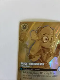 Gadget Hackwrench Brilliant Bosun Enchanted Azurite Sea Disney Lorcana - Image 2