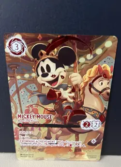 DISNEY LORCANA FABLED ICONIC #242 MICKEY MOUSE BRAVE LITTLE PRINCE - Image 3