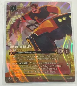 Disney Lorcana Reign of Jafar Wreck-It Ralph Big Lug Enchanted 206/204 - Image 1