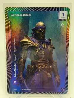 Wonders of The First Call Of The Stones COTS Wretched Raider Token Foil - Image 1