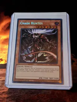 🔥Yugioh! Chaos Hunter - RA02-EN007 - Secret Rare - 1st Edition - Image 1