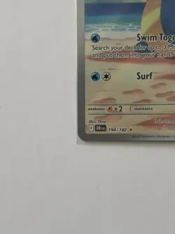 Pokemon TCG Destined Rivals Misty's Lapras 194/182 NM Illustration Rare Holo - Image 5