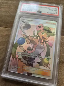 2017 POKEMON SUN & MOON GUARDIANS RISING #145 FULL ART/MALLOW PSA 10 English - Image 2