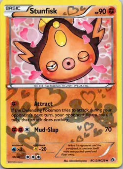 Pokemon TCG Pokemon Stunfisk Stunfisk Uncommon Holo - Image 1
