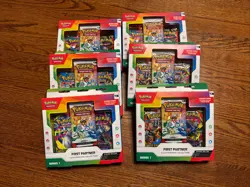 Pokemon - First Partner Illustration Collection Series 1 Factory Sealed Lot Of 6 - Image 1