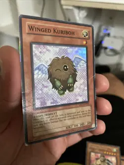 Yugioh Winged Kuriboh GX1-EN002 Super Rare Gx Duel Academy Gba Promo HP - Image 2