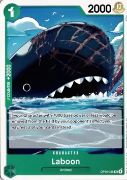 Laboon UC Adventure on Kami's Island OP15-035 One Piece TCG - Image 1