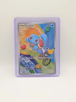 First Partner Illustration Squirtle Promo Full Art Holo 039 Pokemon TCG - Image 1
