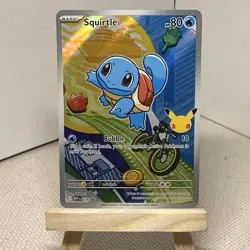 First Partner Illustration Squirtle Promo Full Art Holo 039 Pokemon TCG - Image 1