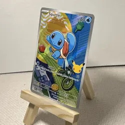 First Partner Illustration Squirtle Promo Full Art Holo 039 Pokemon TCG - Image 2