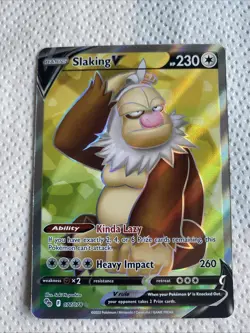 Pokemon TCG Slaking v Card 077/078 Pokemon Go - Image 2
