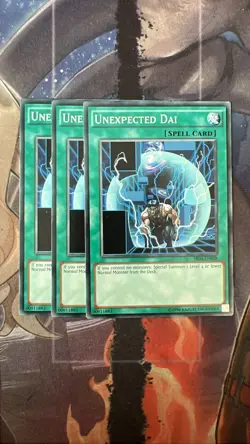 x3 SR04-EN028 Unexpected Dai UNL Edition Mint YuGiOh Card Playset - Image 1