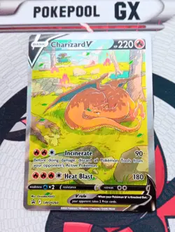 Pokemon TCG Mint Charizard v SWSH260 Black Star Promo Holo - Image 1