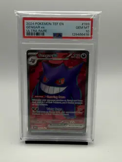 Pokemon TCG - Gengar EX #193/162 Temporal Forces - Gem Mint PSA 10 - Image 1