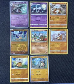 8x Pokemon Cards - Cubone & Marowak Bundle Mixed set (No duplicate) Nm - Image 1