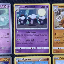 8x Pokemon Cards - Cubone & Marowak Bundle Mixed set (No duplicate) Nm - Image 3