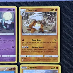 8x Pokemon Cards - Cubone & Marowak Bundle Mixed set (No duplicate) Nm - Image 4