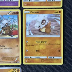 8x Pokemon Cards - Cubone & Marowak Bundle Mixed set (No duplicate) Nm - Image 5