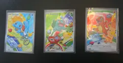 Pokemon TCG 30th Anniversary First Partners Illustration Promo Kanto Set NM - Image 1