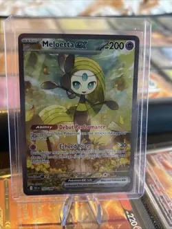 Pokemon TCG Meloetta EX Full Art Sir Black Bolt Card 167/086 Mint Condition - Image 1