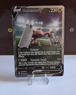 Pokemon - Conkeldurr V - 074/078 - SWSH Pokemon GO - Alt Art Card - Image 1