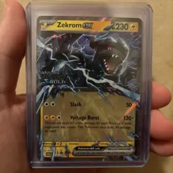 Pokemon TCG Zekrom EX 034/086 Black Bolt Stamped Promo Near Mint - Image 1