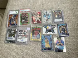 Mixed Sports Lot, 12 Cards,Slabs, Case Hit, Numbered,Patches,Auto /10 VALUE 160% - Image 1