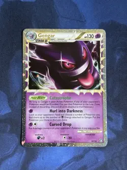 Pokemon TCG Gengar Prime HeartGold SoulSilver Triumphant 94/102 (RED DOT ERROR) - Image 1