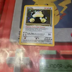 Pokemon Snorlax 11/64 Jungle Holo Rare 90 HP English TCG Card - Image 3
