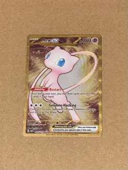 Mew EX 205/165 Gold Metal Card | Near Mint Condition | - Image 1