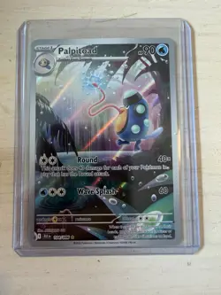 Palpitoad 104/086 SV: Black Bolt Illustration Rare Full Art Pokemon Card NM/M - Image 1