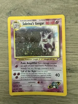 Sabrina's Gengar #14/132 Gym Heroes Holo Card - Image 1