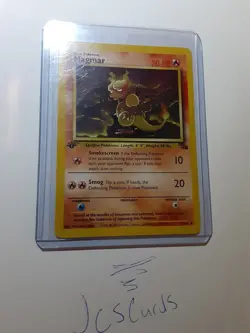 1st Edition Magmar 39/62 - Fossil 1999 Pokemon Card - LP-NM - Image 1