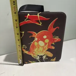 Pokemon Pikachu Card Binder Fit 400 Trading Cards with 50 Removable Sleeves - Image 1