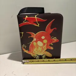Pokemon Pikachu Card Binder Fit 400 Trading Cards with 50 Removable Sleeves - Image 2