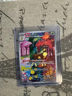 Pokemon TCG Sawsbuck Card 166/162 SV05: Temporal Forces NM Condition - Image 1